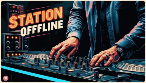 DJ la postul de radio Station Offline